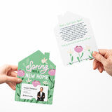 Spring Into A New Home | Spring | Real Estate Mailers with Envelopes Mailer Market Dwellings