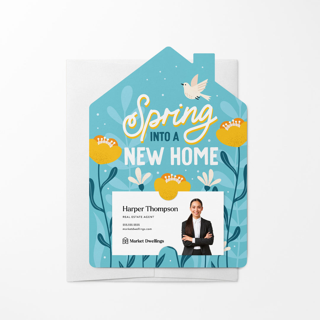 Set of Spring Into A New Home | Spring Mailers | Envelopes Included | M119-M001-AB Mailer Market Dwellings SKY