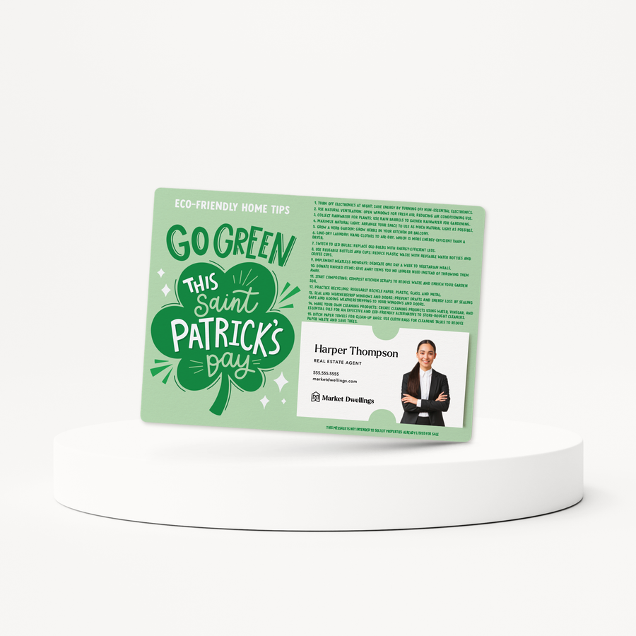 Set of Go Green This St. Patrick's Day | St. Patrick's Day Mailers | Envelopes Included | M158-M003 Mailer Market Dwellings   