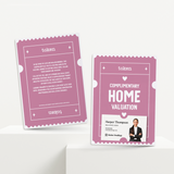 Complimentary Home Valuation Token | Real Estate Notecards with Envelopes Mailer Market Dwellings