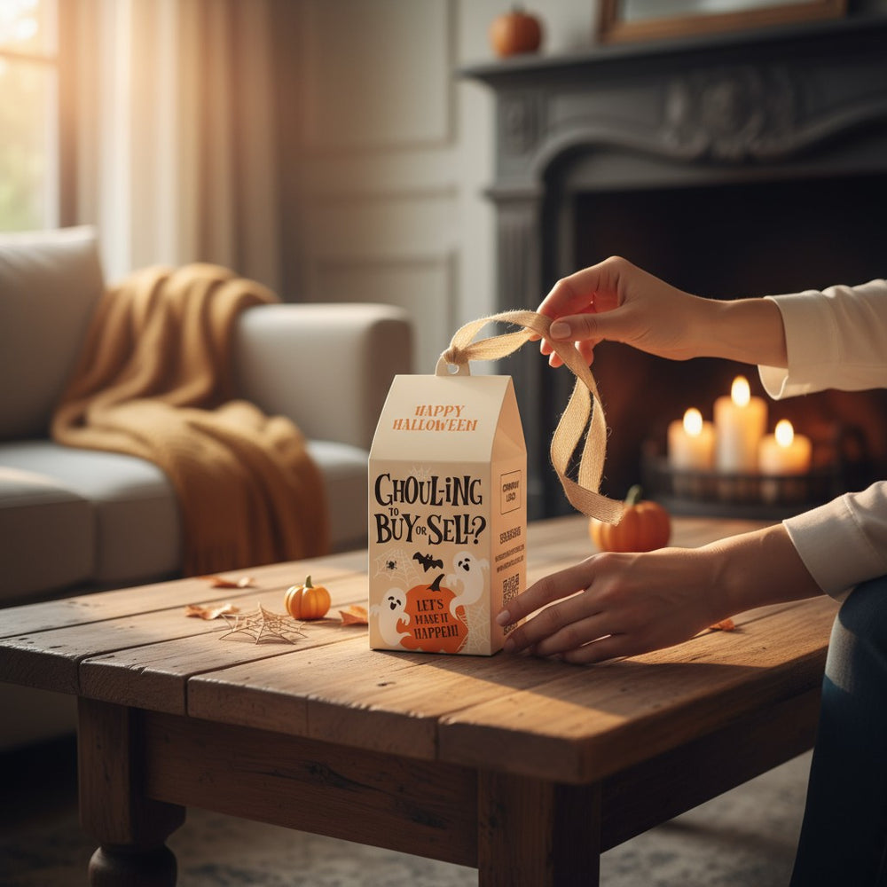 Ghoul-ing to Buy or Sell? Pop By Box | Real Estate | 67-BX1 Holiday Pop By Box Market Dwellings