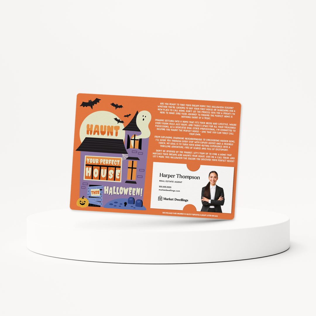 Set of Haunt Your Perfect House This Halloween! | Halloween Mailers | Envelopes Included | M168-M003 Mailer Market Dwellings   