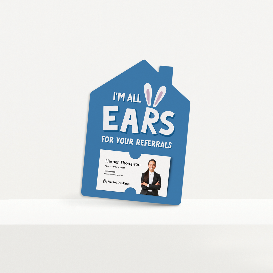 Set of I’m All Ears For Your Referrals | Mailers | Envelopes Included | M261-M001-AB Mailer Market Dwellings   