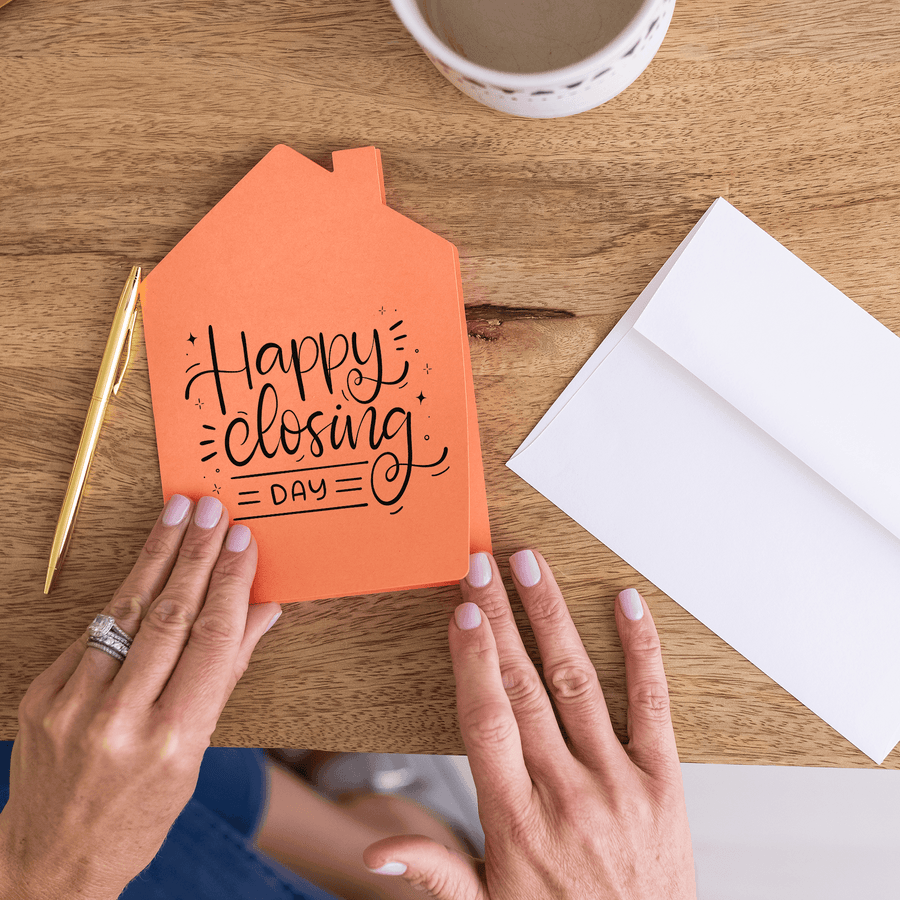 Set of "Happy Closing Day" Real Estate Agent Greeting Cards | Envelopes Included | 10-GC002 Greeting Card Market Dwellings   