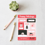 Happy Holidays | Gift Tag Sticker Sheets Stickers Market Dwellings