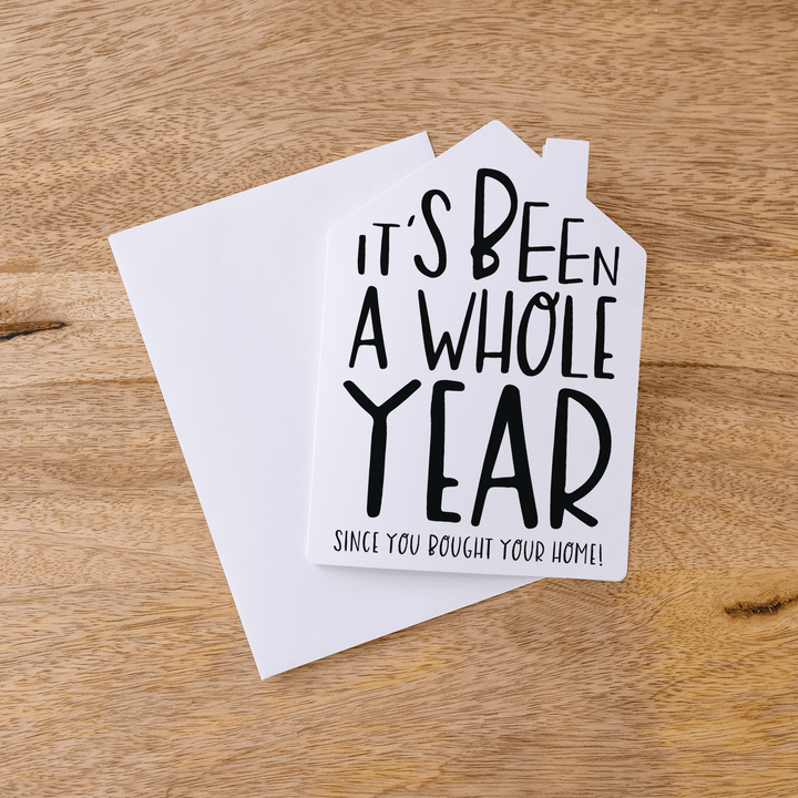 Set of "It's Been A Whole Year" Home Anniversary Greeting Cards | Envelopes Included | 13-GC002 Greeting Card Market Dwellings   