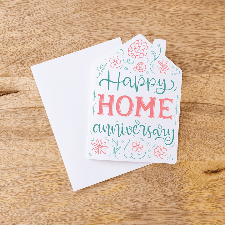 Set of "Happy Home Anniversary" Colorful Greeting Cards | Envelopes Included | 22-GC002 Greeting Card Market Dwellings   