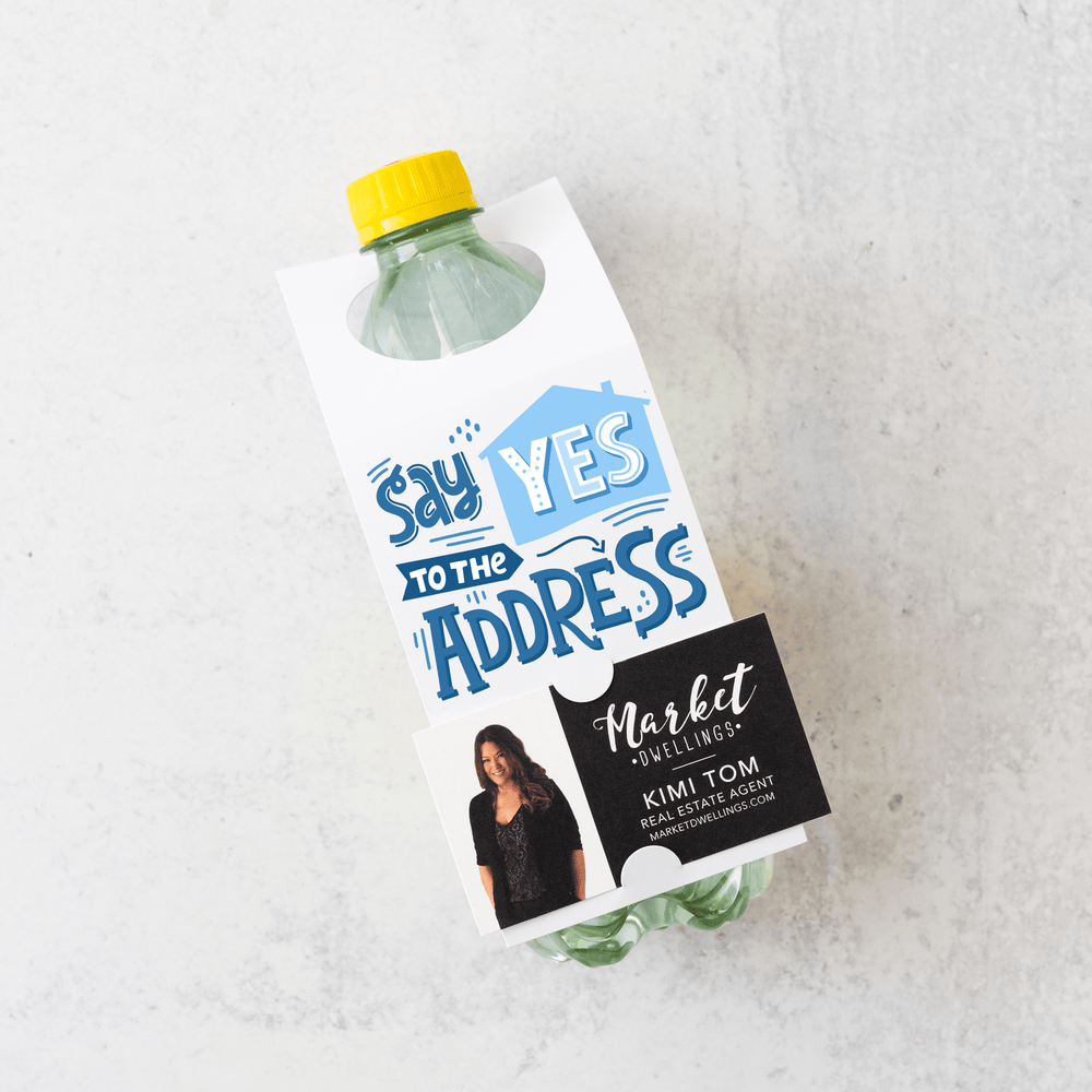Say Yes To the Address House Bottle Hang Tags | 25-BT001 - Market Dwellings