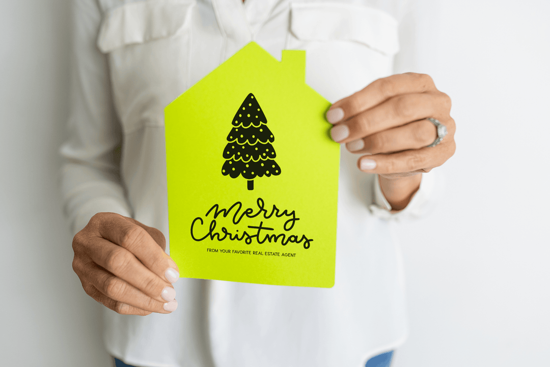 Set of Tree "Merry Christmas from Your Favorite Real Estate Agent" | Holiday Greeting Cards | Envelopes Included | 27-GC002 - Market Dwellings