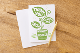 Thank You For Helping Me Grow My Business | Greeting Cards with Envelopes Greeting Card Market Dwellings