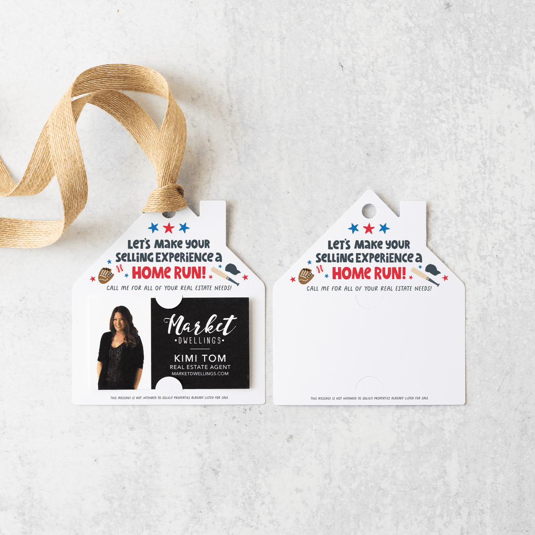Let's Make Your Selling Experience a Home Run! Real Estate Gift Tags | 31-GT004 - Market Dwellings