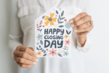 Happy Closing Day Real Estate Agent | Real Estate Greeting Cards with Envelopes Greeting Card Market Dwellings