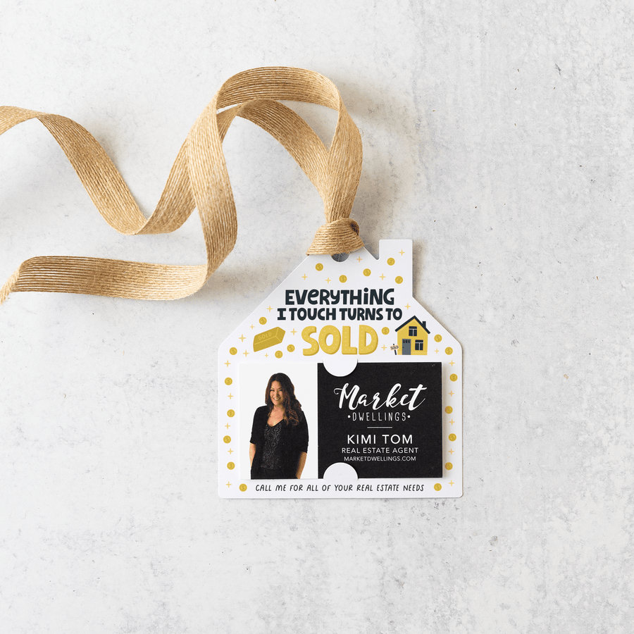 Everything I Touch Turns to Sold Real Estate Pop By Gift Tags | 38-GT004 - Market Dwellings