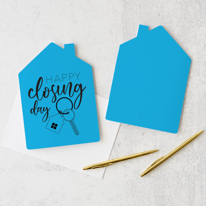 Set of "Happy Closing Day" Real Estate Agent Greeting Cards | Envelopes Included | 4-GC002 - Market Dwellings