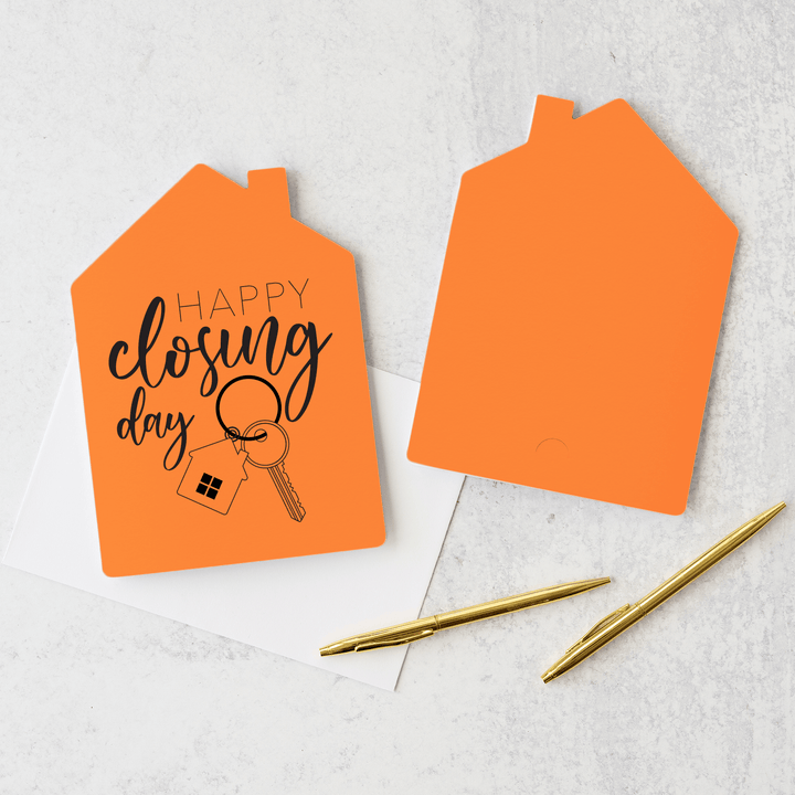 Set of Happy Closing Day Real Estate Agent Greeting Cards | Envelopes Included | 4-GC002 Greeting Card Market Dwellings CARROT  