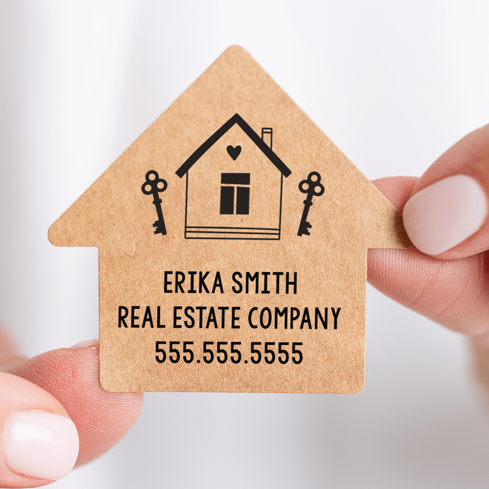 Property Sign Stickers Real Estate House-Shaped Stickers | Stickers for Realtors – Market ...
