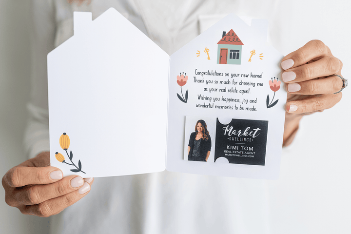 Set of "Happy Closing Day" Real Estate Agent Greeting Cards | Envelopes Included | 41-GC002 Greeting Card Market Dwellings   