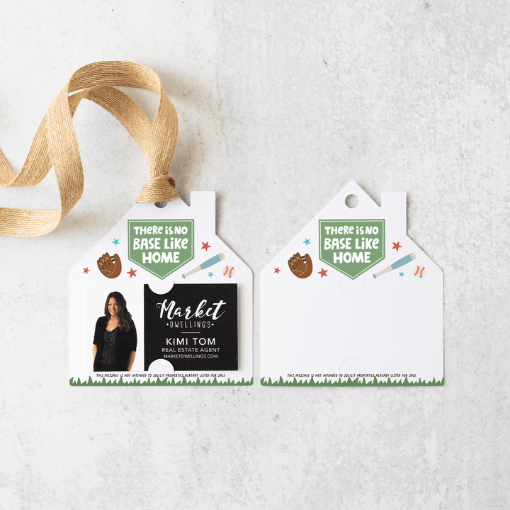 There Is No Base Like Home I Real Estate Pop By Gift Tags | 42-GT004 Gift Tag Market Dwellings   