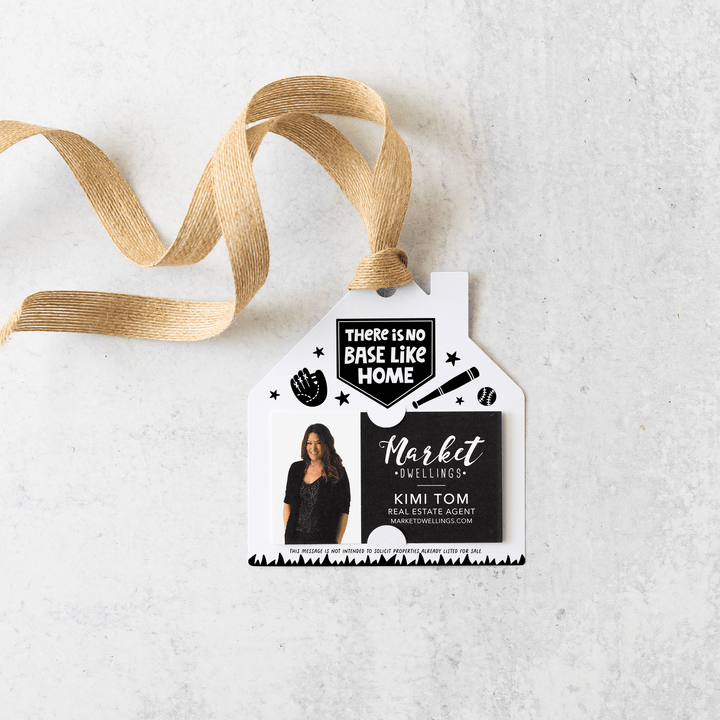 There Is No Base Like Home | Real Estate Agent Pop By Gift Tags | 43-GT004 - Market Dwellings