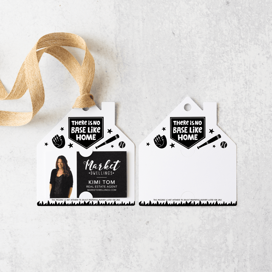 There Is No Base Like Home | Real Estate Agent Pop By Gift Tags | 43-GT004 - Market Dwellings