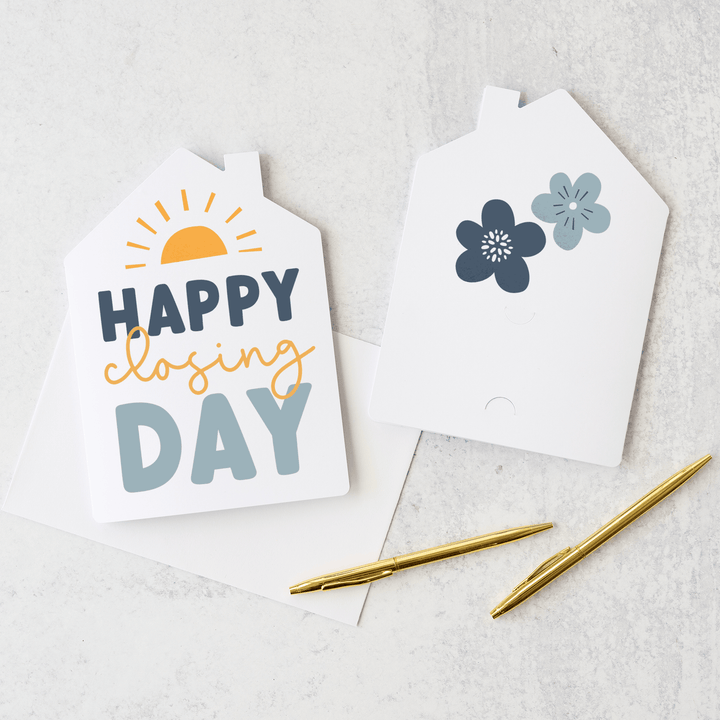 Set of "Happy Closing Day" Greeting Cards | Envelopes Included | 48-GC002-AB - Market Dwellings