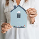 "Happy Home Anniversary" | Real Estate & Mortgage Greeting Cards with Envelopes Greeting Card Market Dwellings