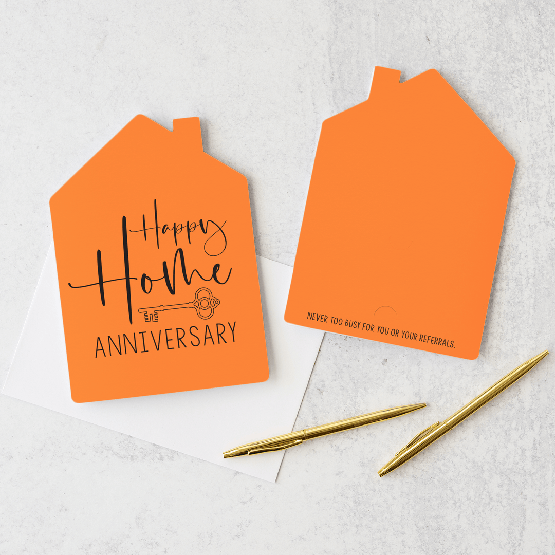 Set of "Happy Home Anniversary" Greeting Cards | Envelopes Included | 5-GC002 Greeting Card Market Dwellings CARROT  
