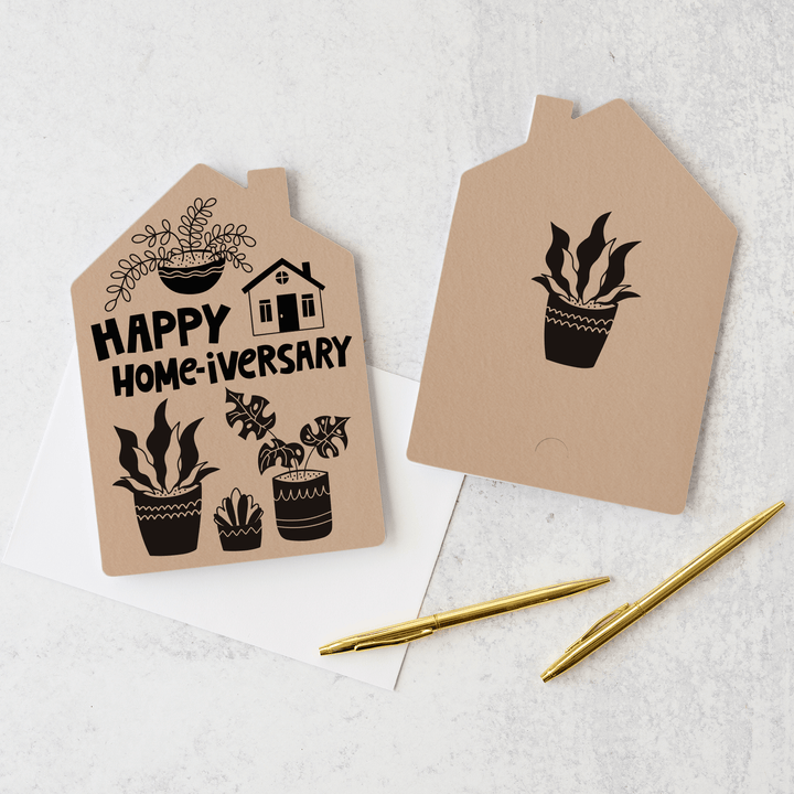 Set of Happy Home-iversary | Greeting Cards | Envelopes Included | 54-GC002 Greeting Card Market Dwellings   