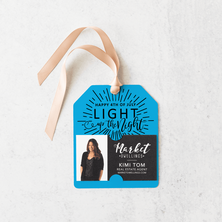 "Happy 4th of July | Light Up the Night" Pop By Gift Tags | 60-GT001 - Market Dwellings