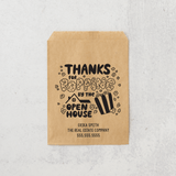Thanks for Popping By the Open House | Real Estate & Mortgage Treat Bags Bakery Bag Market Dwellings