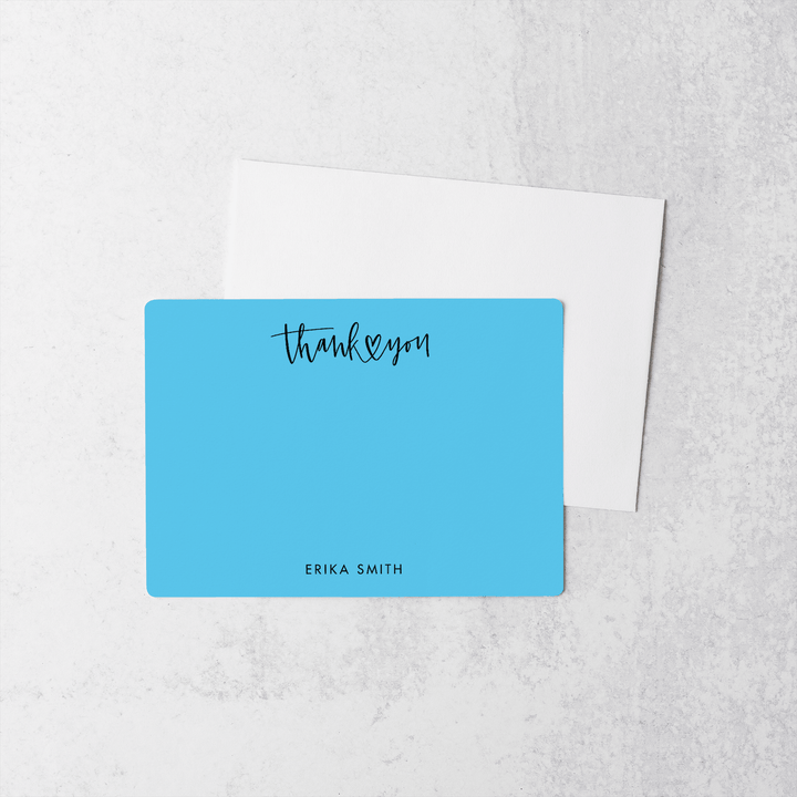 Customizable | Set of Thank You Stationery Notecards | Envelopes Included | M6-M006 Mailer Market Dwellings ARCTIC  