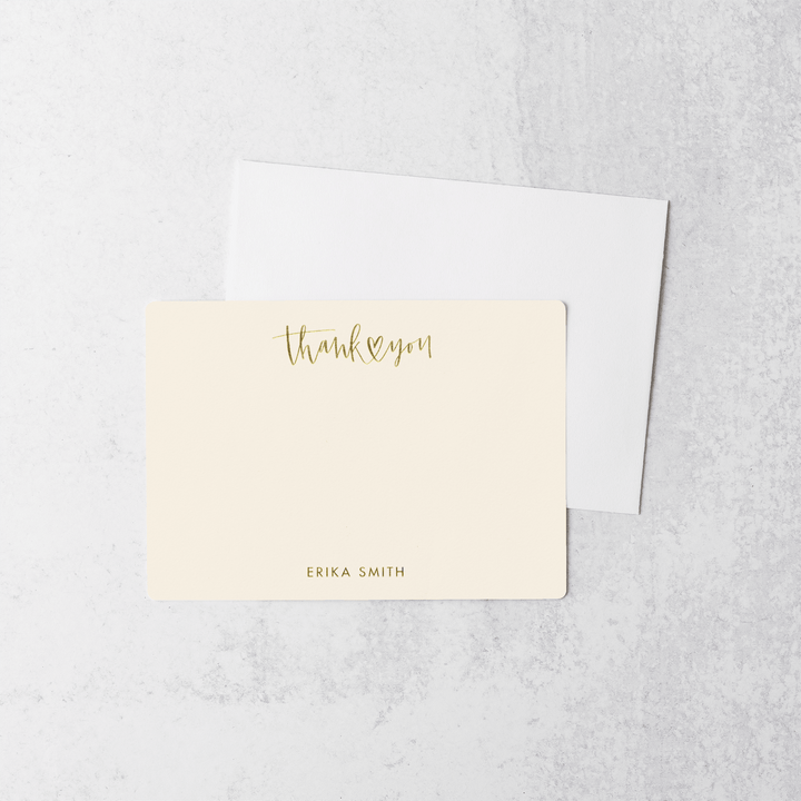 Customizable | Set of Thank You Stationery Notecards | Envelopes Included | M6-M006 - Market Dwellings