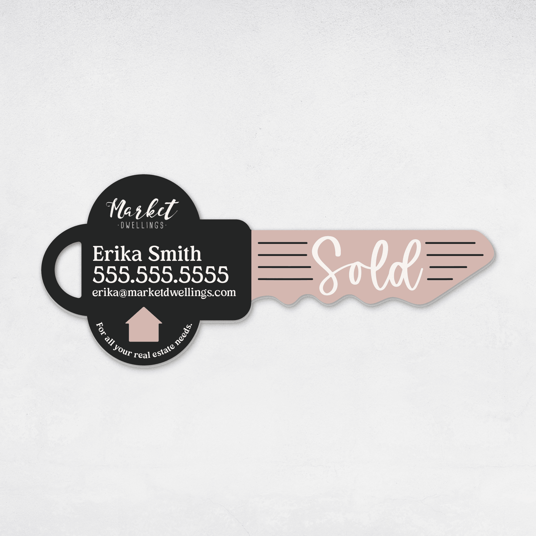 Customizable | Sold Real Estate Key Sign | Photo Prop | DSY-10-AB ...