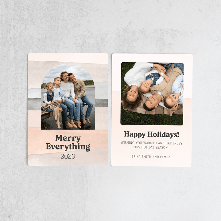 Customizable | Set of Merry Everything Photo Mailers | Envelopes Included | M12-M006 Mailer Market Dwellings   