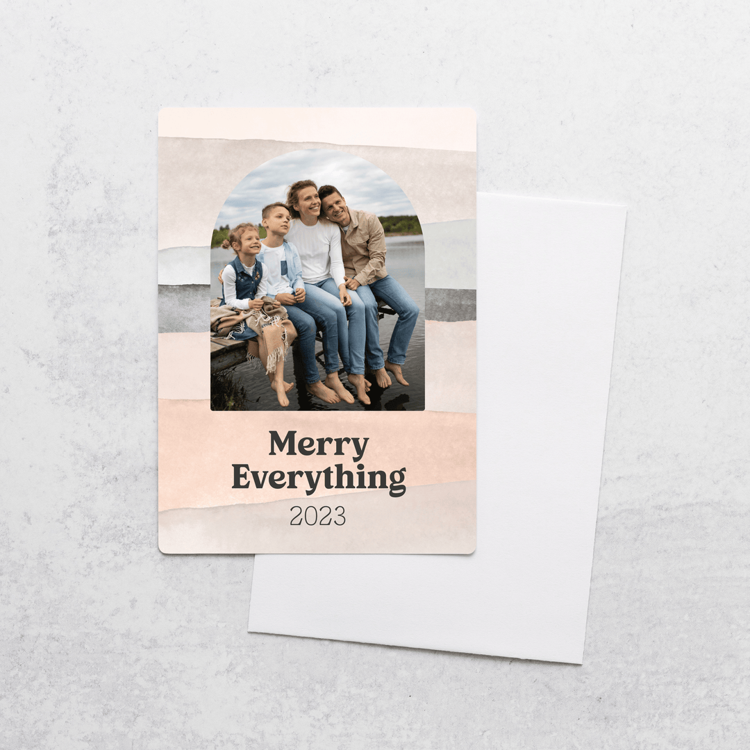 Customizable | Set of Merry Everything Photo Mailers | Envelopes Included | M12-M006 - Market Dwellings