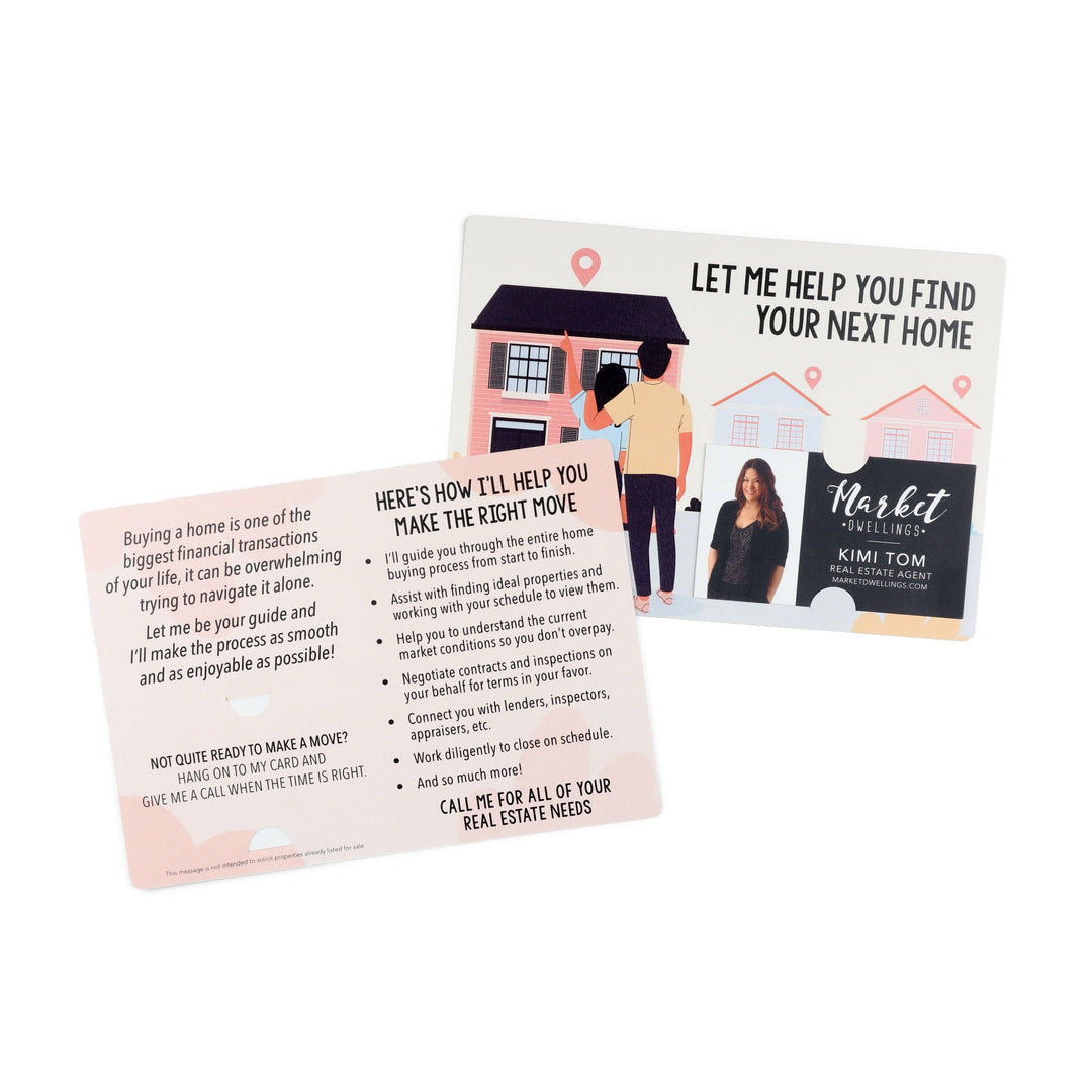Set of "Let Me Help You Find Your Next Home" Mailers | Envelopes Included | M10-M003 Mailer Market Dwellings   