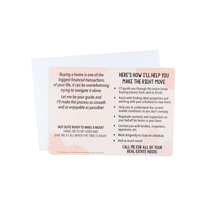Set of "Let Me Help You Find Your Next Home" Mailers | Envelopes Included | M10-M003 Mailer Market Dwellings   