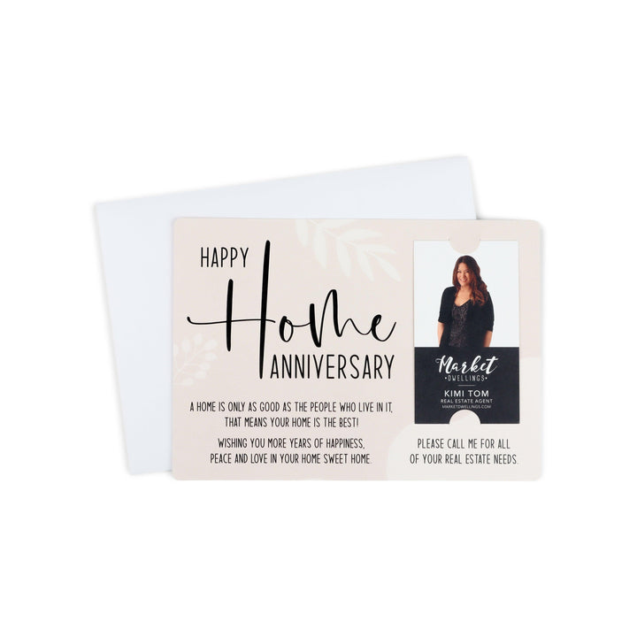 Set of "Happy Home Anniversary" Double Sided Mailers | Envelopes Included | M7-M005 - Market Dwellings