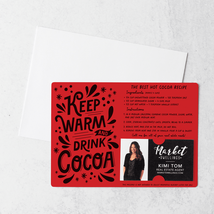 Set of Keep Warm and Drink Cocoa | Winter Christmas Mailers | Envelopes Included | M107-M003 Mailer Market Dwellings   