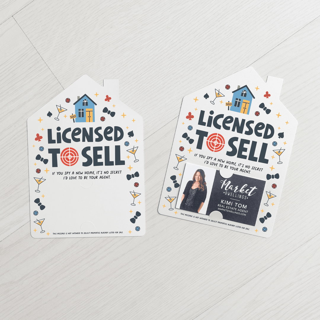 Set of Licensed To Sell Real Estate Mailers | Envelopes Included | M48-M001 Mailer Market Dwellings   