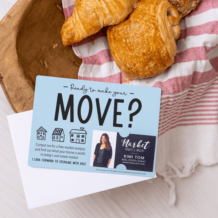 Set of "Ready to Make Your Move?" Mailer | Envelopes Included  | M48-M003 Mailer Market Dwellings   