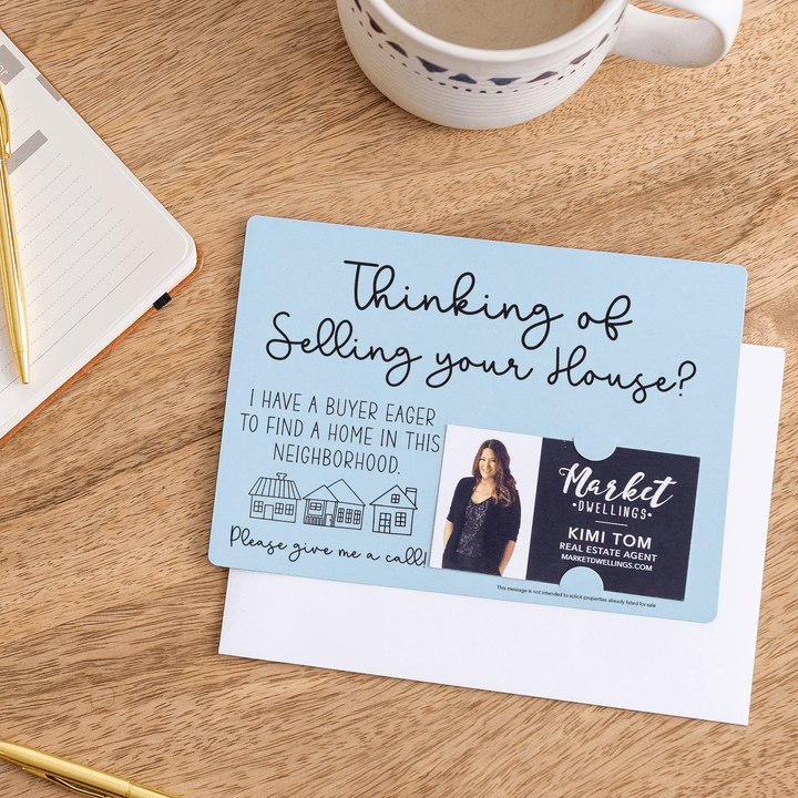 Set of "Thinking of Selling Your House, I Have a Buyer" Real Estate Mailer | Envelopes Included | M50-M003 Mailer Market Dwellings   