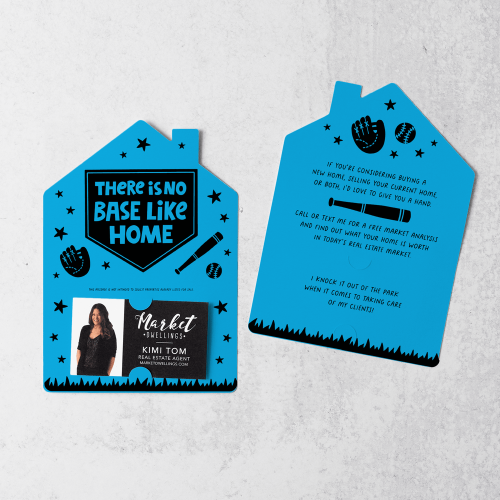 There is No Base Like Home Real Estate Mailers | Envelopes Included | M53-M001 Mailer Market Dwellings ARCTIC  