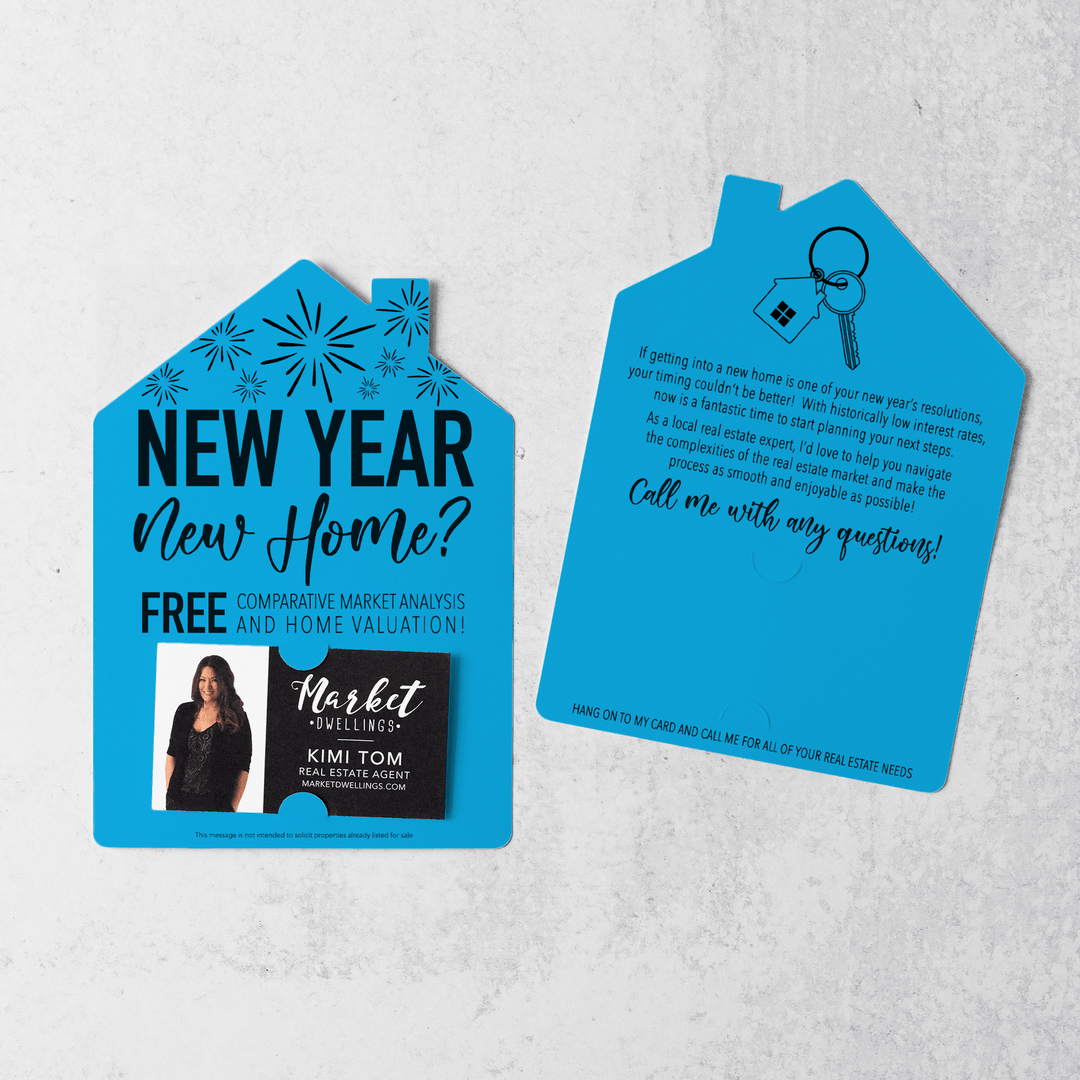 Set of New Year, New Home New Years Mailers | Envelopes Included | M6-M001 Mailer Market Dwellings ARCTIC  