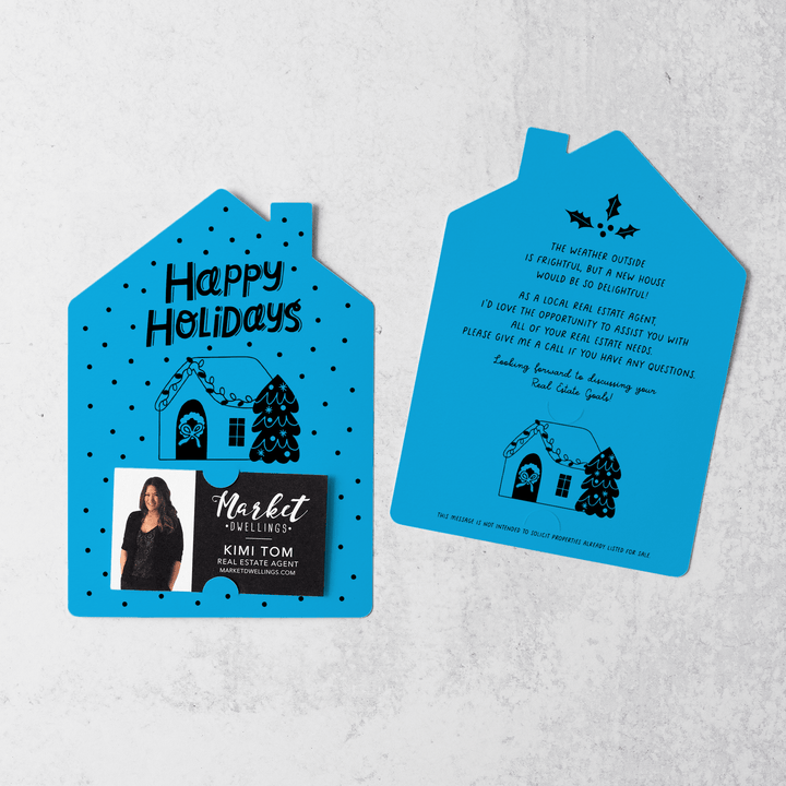 Set of Happy Holidays | Christmas Winter Mailers | Envelopes Included | M83-M001 Mailer Market Dwellings ARCTIC  