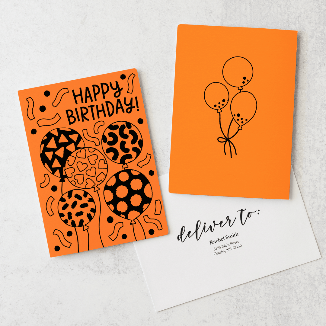Set of Happy Birthday! | Greeting Cards | Envelopes Included | 53-GC001 Greeting Card Market Dwellings CARROT  