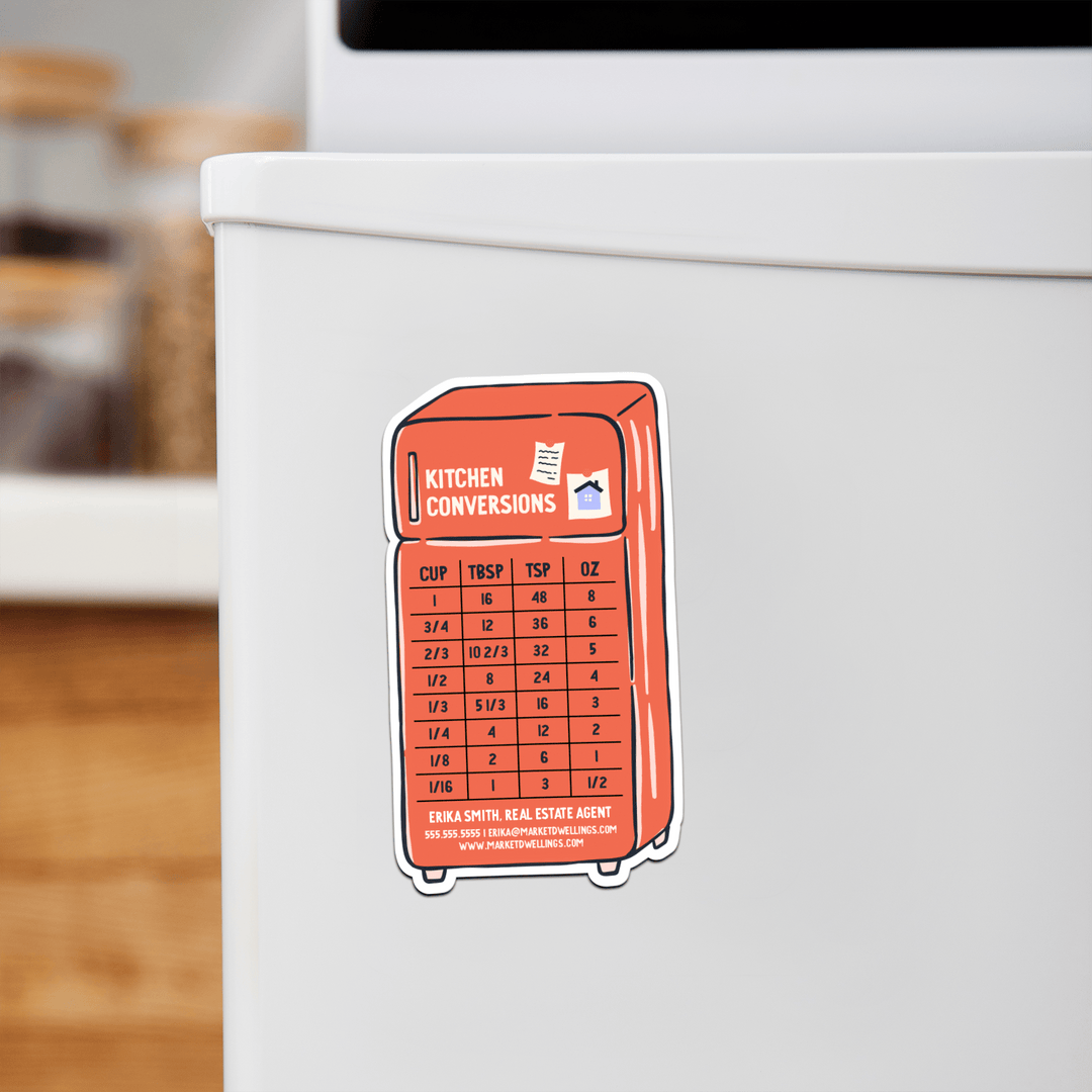 Customizable | Kitchen Conversions Refrigerator Magnets | DSM-10-AB - Market Dwellings