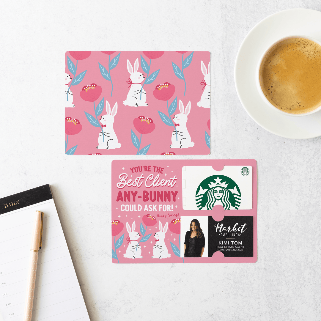 Set of You're The Best Client Any-Bunny Could Ask For! | Spring Easter Mailers | Envelopes Included | M89-M008-AB Mailer Market Dwellings   